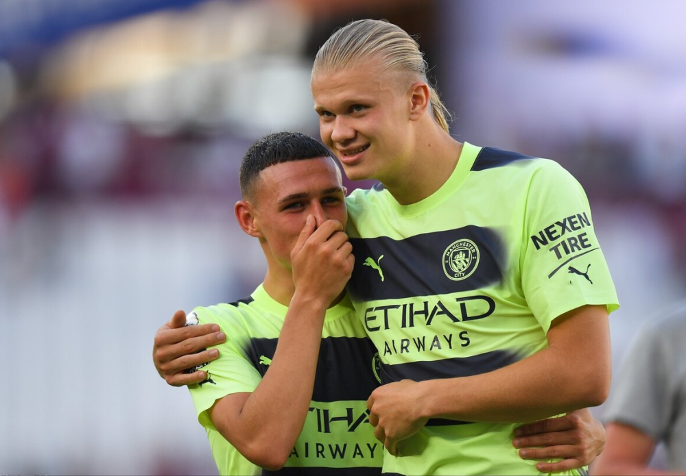  哈兰德双响炮助曼城轻取西汉姆联  